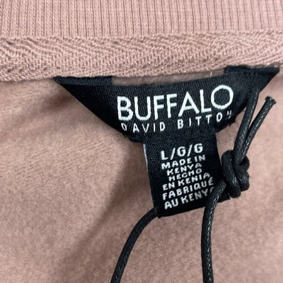 Buffalo David Bitton Womens Mauve V-Neck Pullover Sweater Size L a1520 - Picture 3 of 6